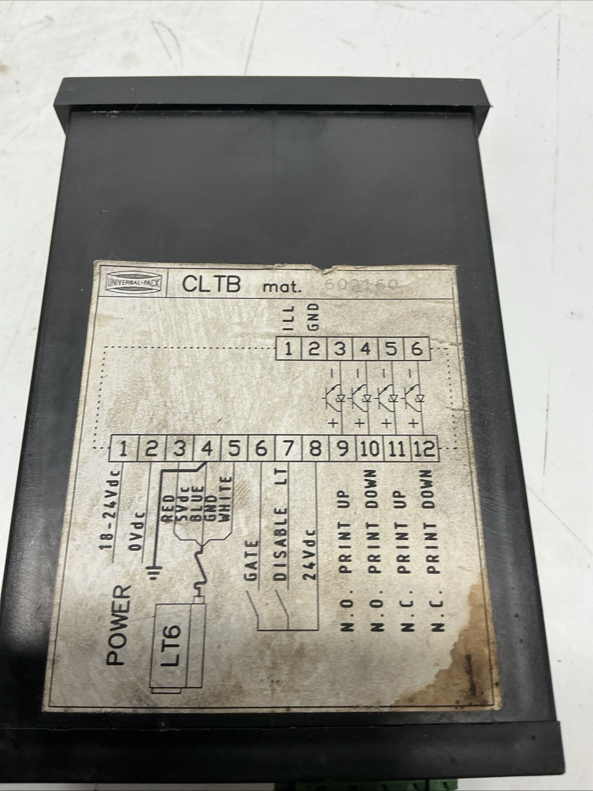Universal-Pack CLTB Photoelectric Registration Mark Control Module Y-404