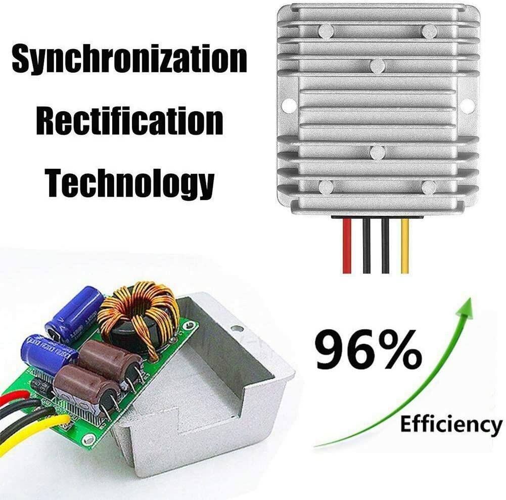 DC to DC Voltage Regulator Step Down/Up Buck Boost Power Converter Waterproof