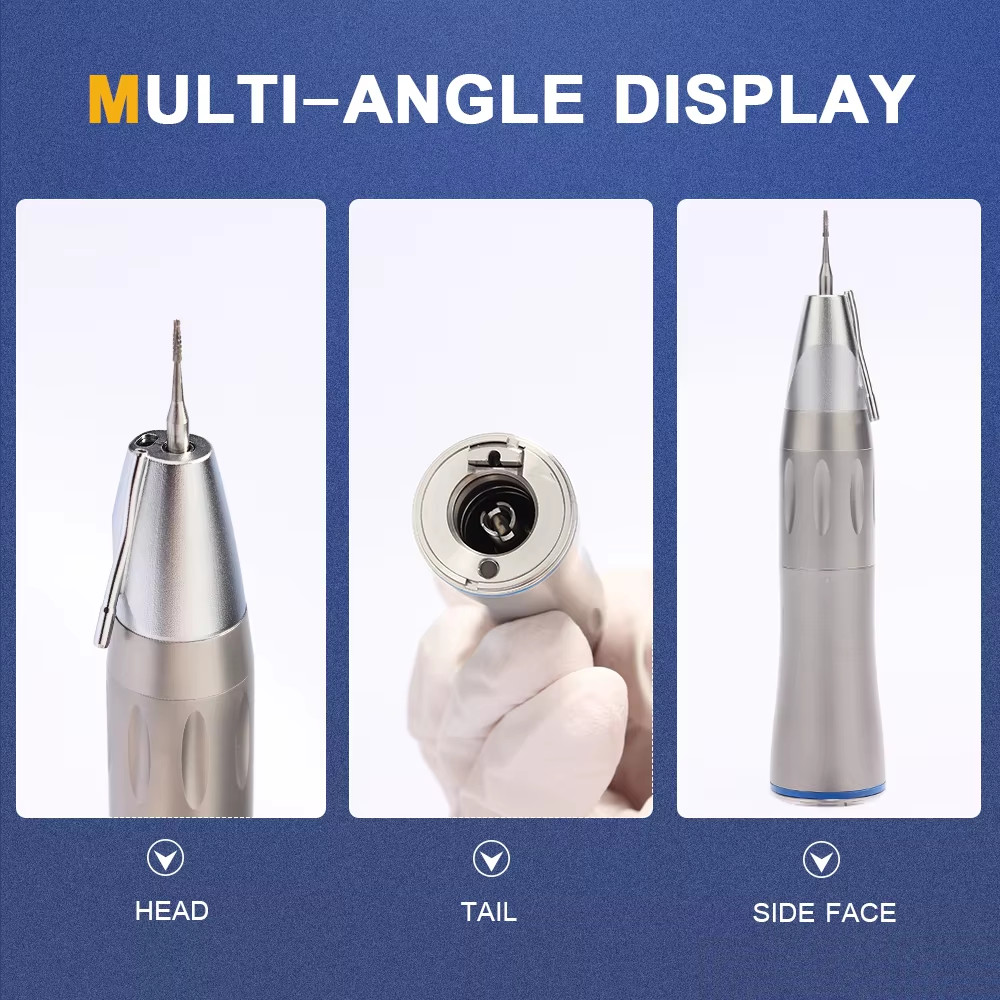 Dental Straight Handpiece AI-X-SG65L 1:1 Direct Drive External Cooling Spray Imp