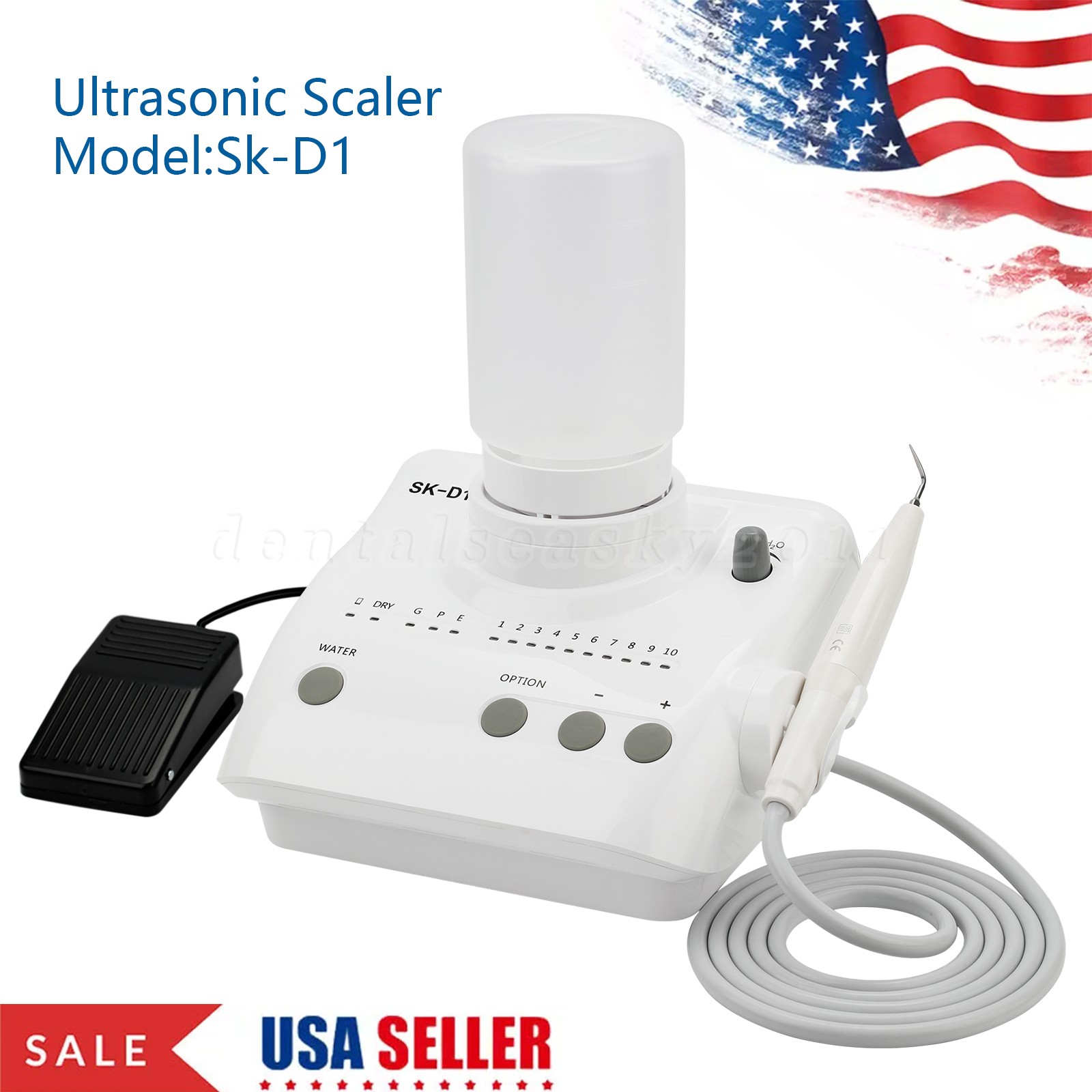 Dental Ultrasonic Piezo Scaler+Handpiece Bottles Fit DTE SATELEC Model:SK-D1