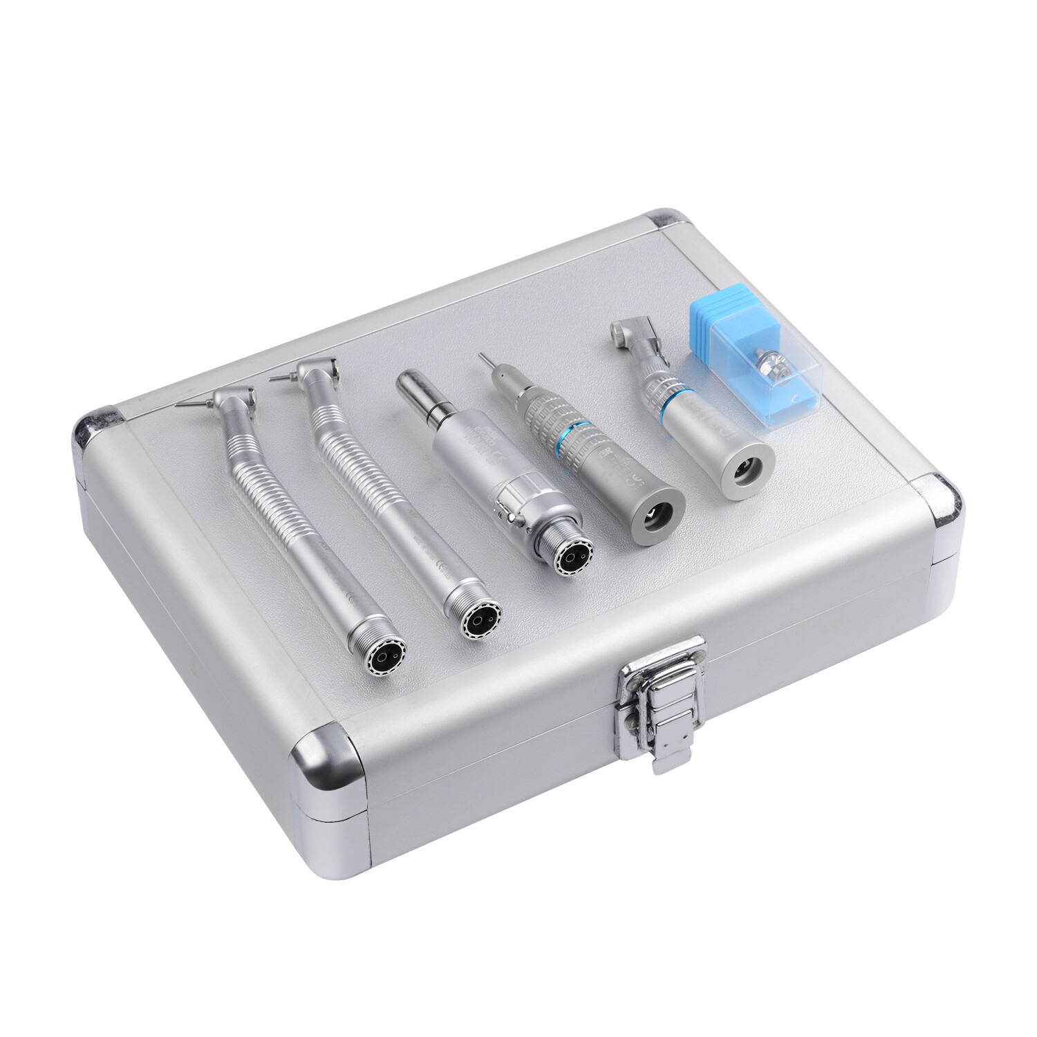 Nsk Style Dental High Speed+Low Speed Handpiece Kit Wrench Type 2H Aluminum Box