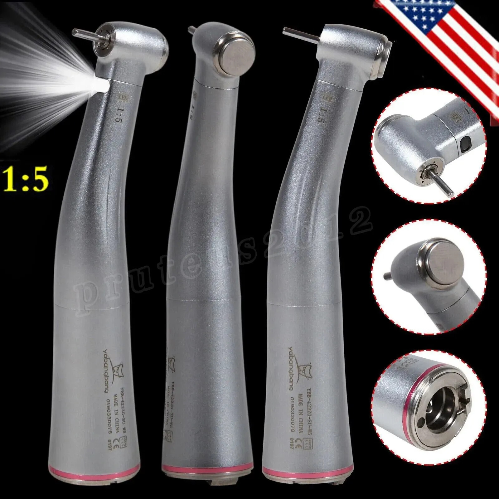 Portable Dental Ultrasonic Scaler Handpiece + Tips fit Cavitron EMS WOODPECKER