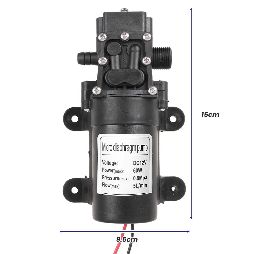 12V/60W 5L/min Fuel Transfer Pump Oil Diesel Gasoline Kerosene Car Tractor Truck