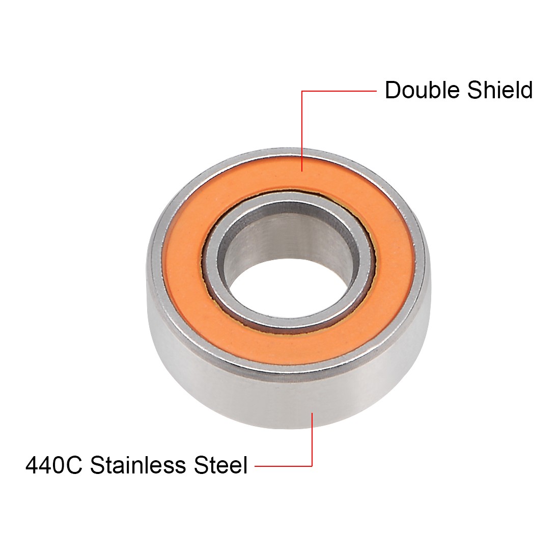 SMR115C-2OS Hybrid Ceramic Ball Bearing 5x11x4mm ABEC-7 Bearing Stainless Steel
