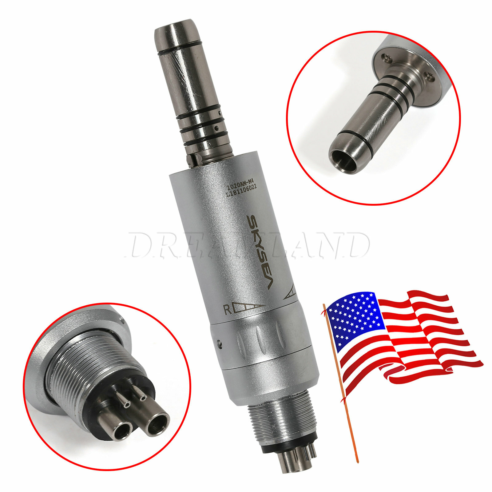 Dental Inner Channel Air Motor Midwest 4 Hole Low Speed Handpiece
