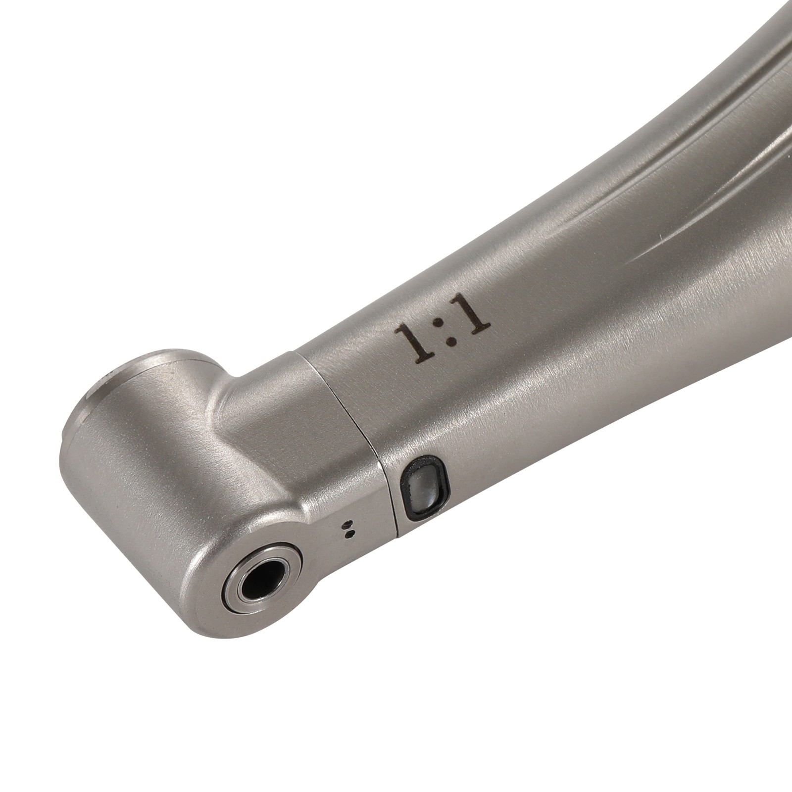 SANDENT Dental 1:1 Fiber Optic LED Contra Angle Handpiece Push Button E-type SA