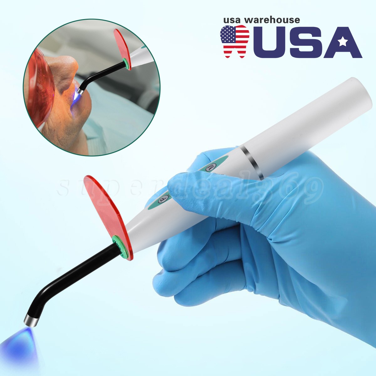 NSK Style Dental Slow Low Speed Contra Angle Handpiece Push Button E-type FX65