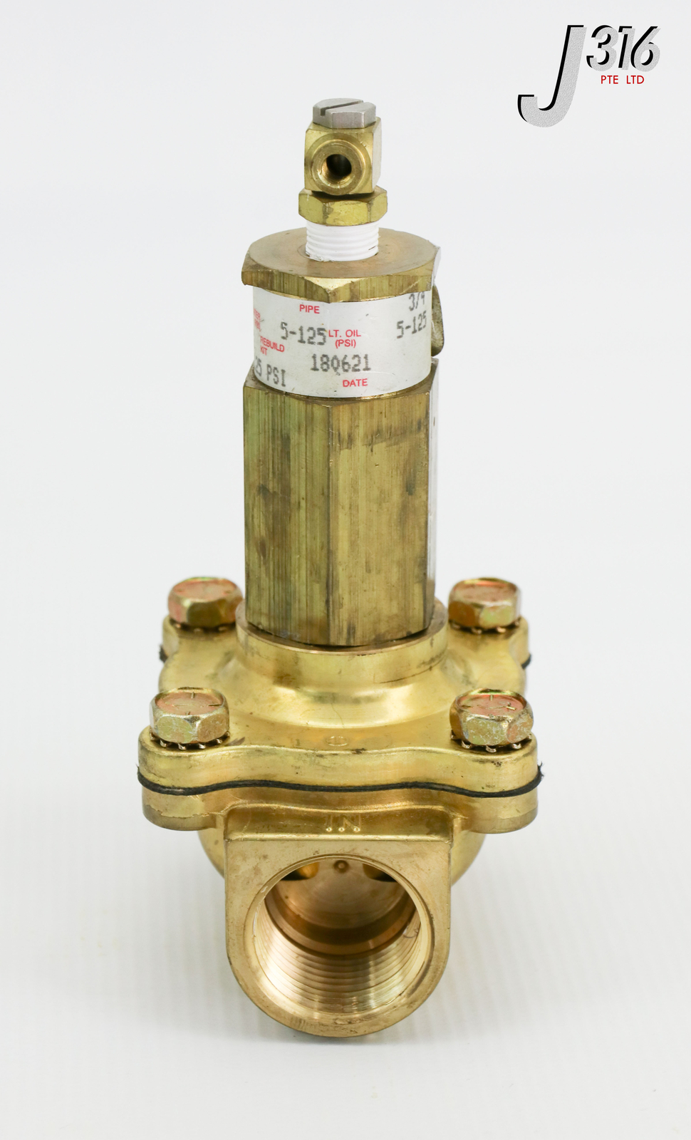 20108 ASCO VALVE AIR OPERATED 3/4IN 5-125PSI AIR/WATER/OIL P210D9