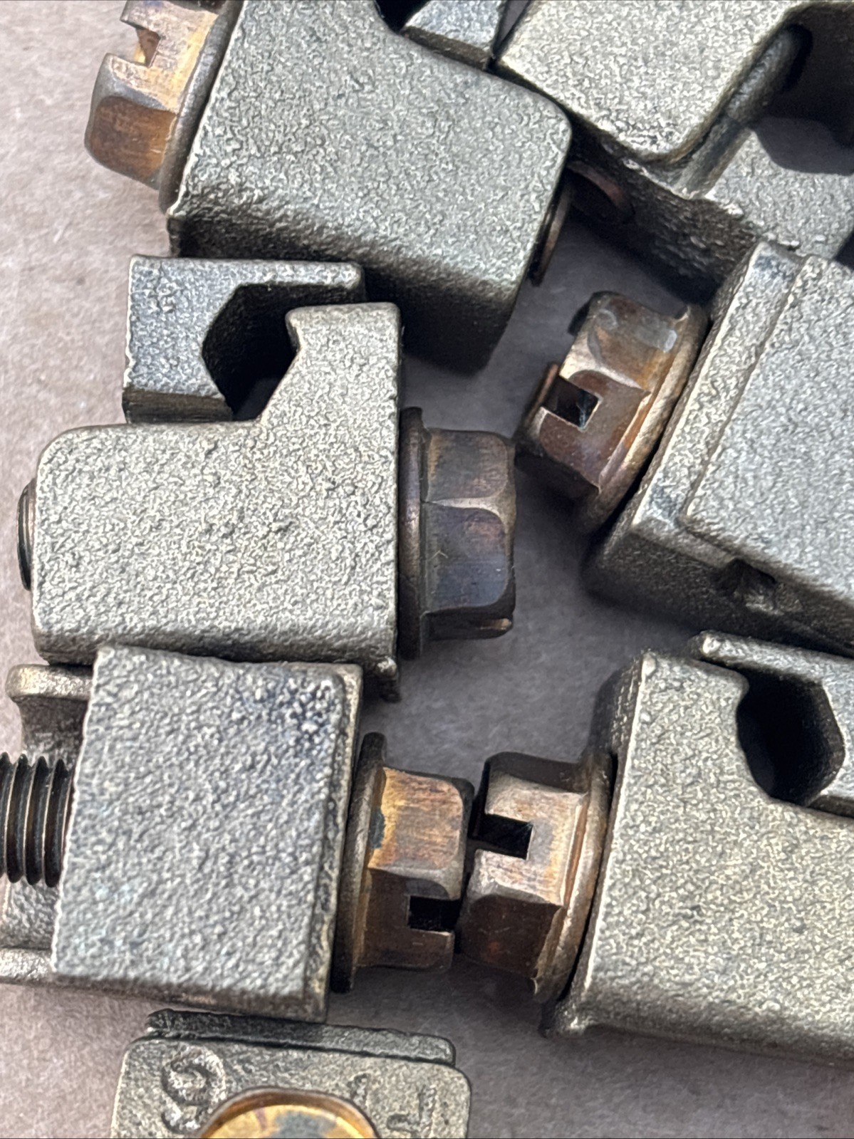 20- Penn Union – FF6 – FF-6, Bronze Vise Grips, Tap & Main, 12 Sol/6 Strand, USA