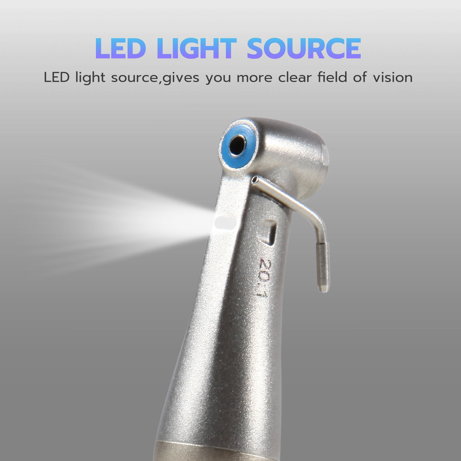 SANDENT Dental Surgical Implant 20:1 LED Fiber Optic Contra Angle Handpiece NSK