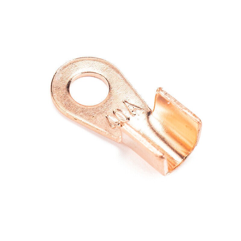 70PCS 5Types Car Open Wire Connector Copper Ring Lug Terminal Kit w/Box