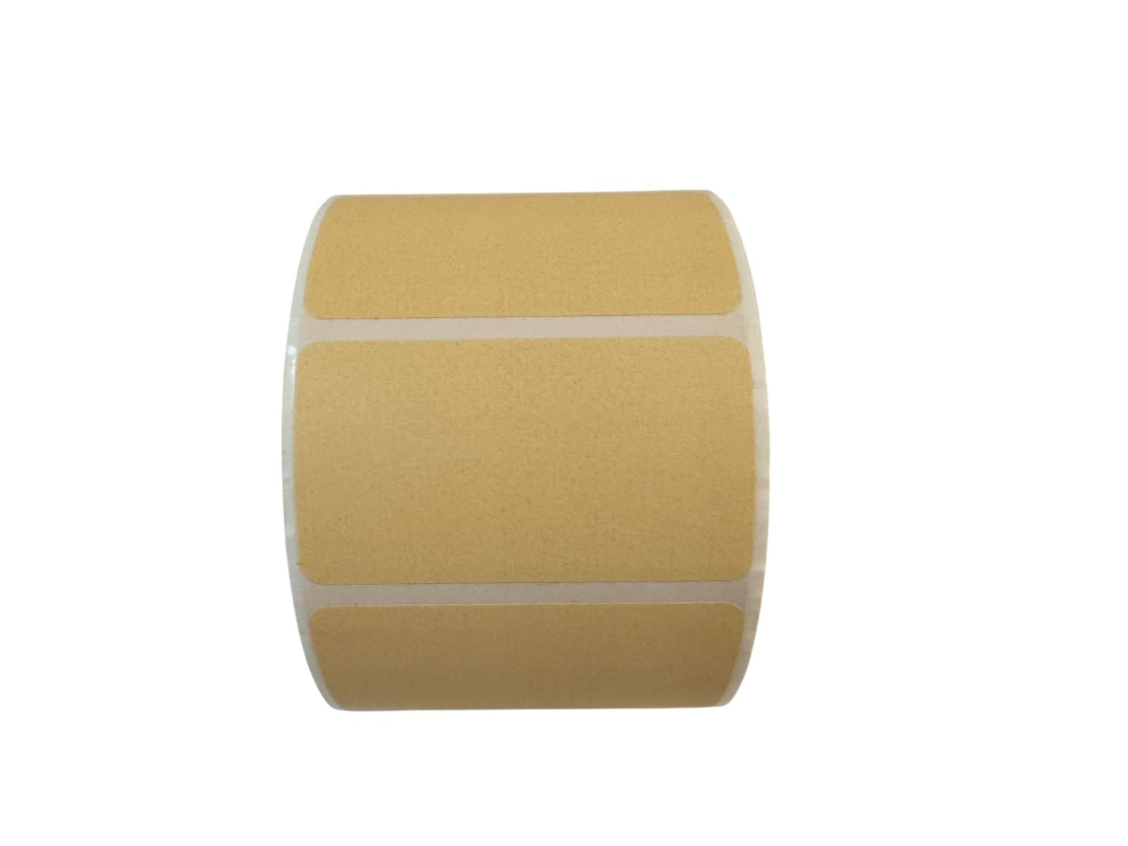 Direct Thermal Zebra Labels- 2.25×1.25 Tan Color 1000 labels per roll, 1-10 Rlls