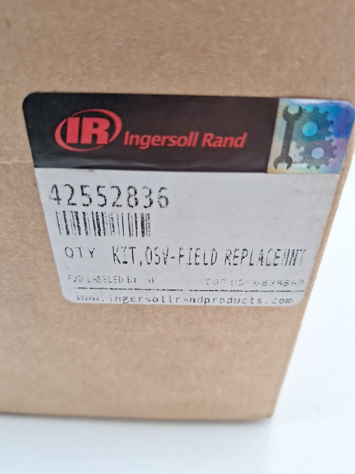 Ingersoll Rand 42552836 Multicolor Oil Stop Valve Replacement