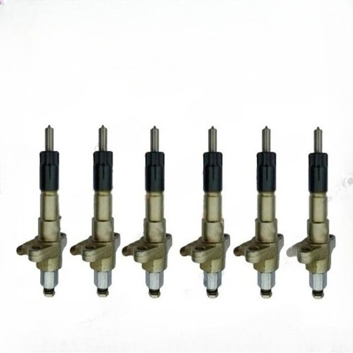 6X Fuel Injector 150118-00135 for Doosan Daewoo Engine DB58 DB58T Excavator DH22