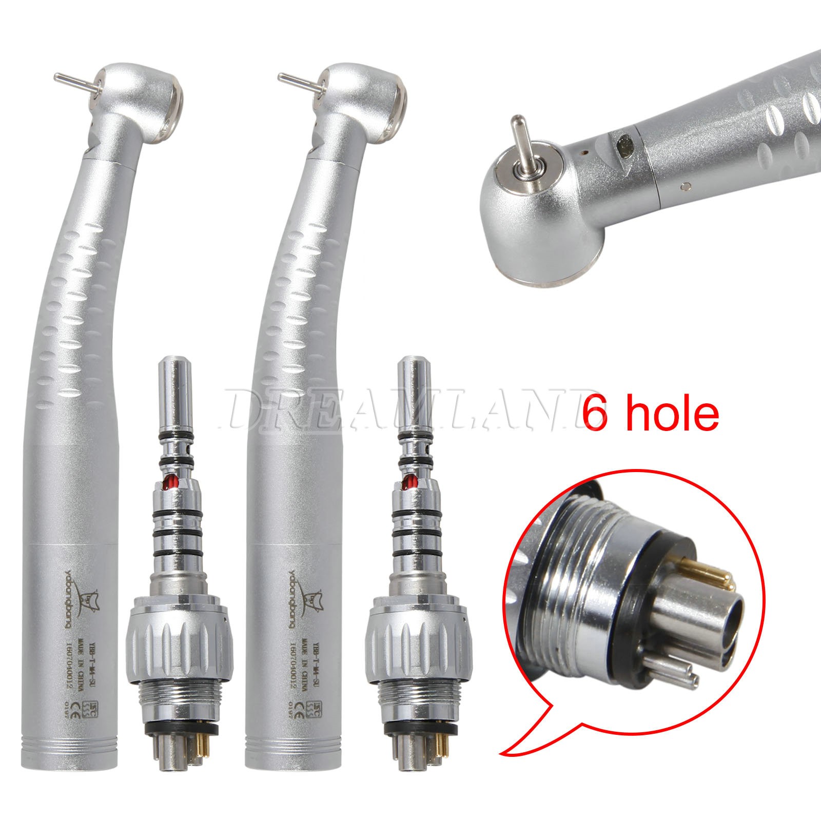 Dental Fiber Optic High Speed Turbine Handpiece w/ KAVO type Multiflex Coupler