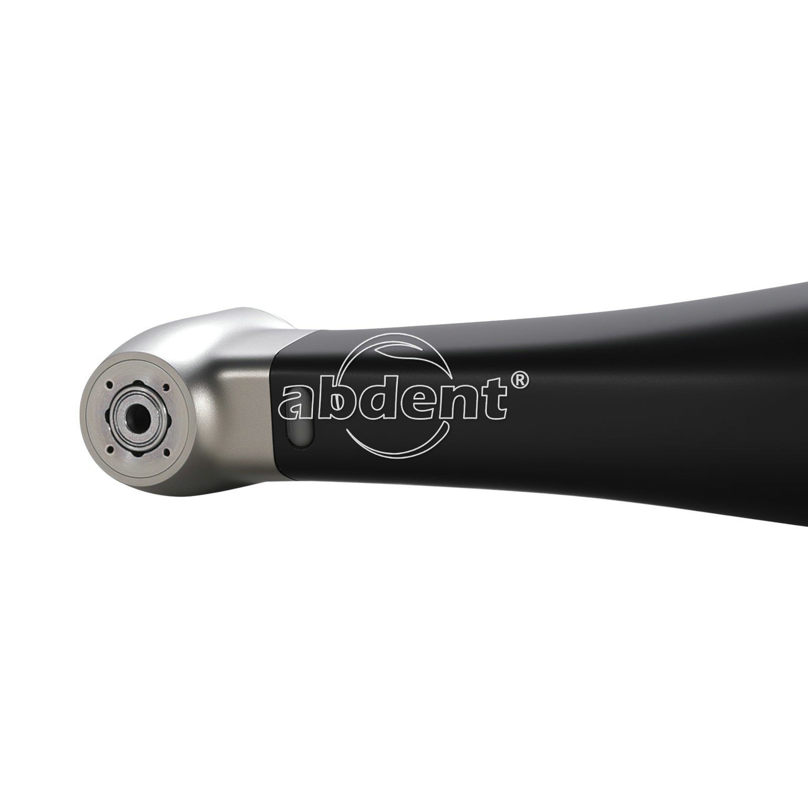 1-10*Dental 1:5 Increasing Speed Fiber Optic LED Contra Angle Handpiece Black dk