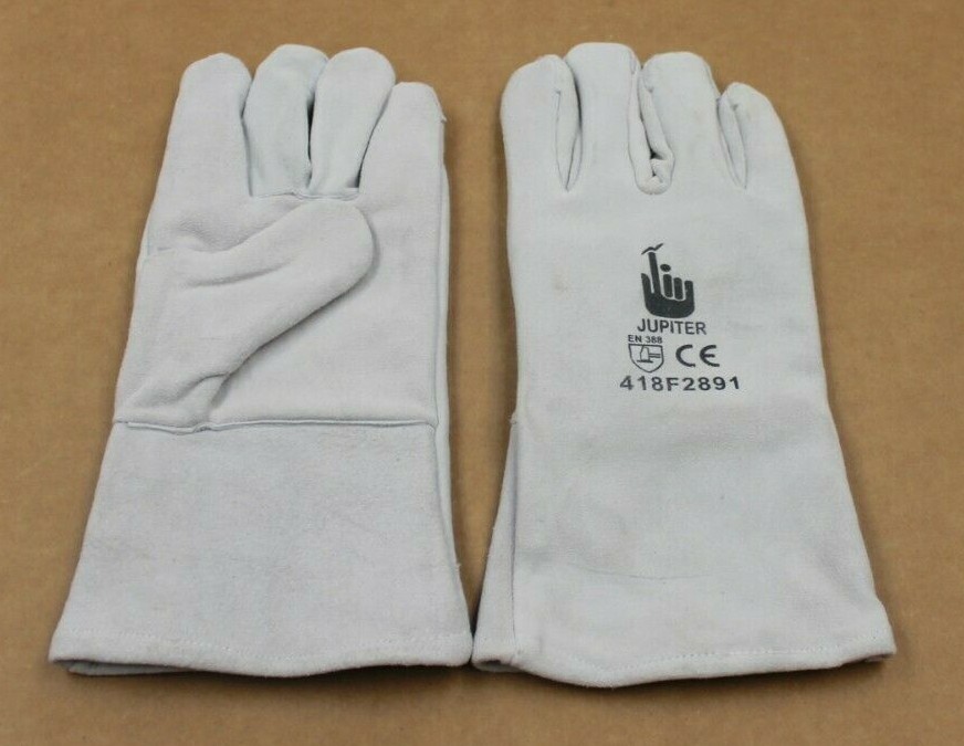 NEW – Jupiter Industries Shop and Welding Gloves – Gray – Unisex Adult (1-Pair)
