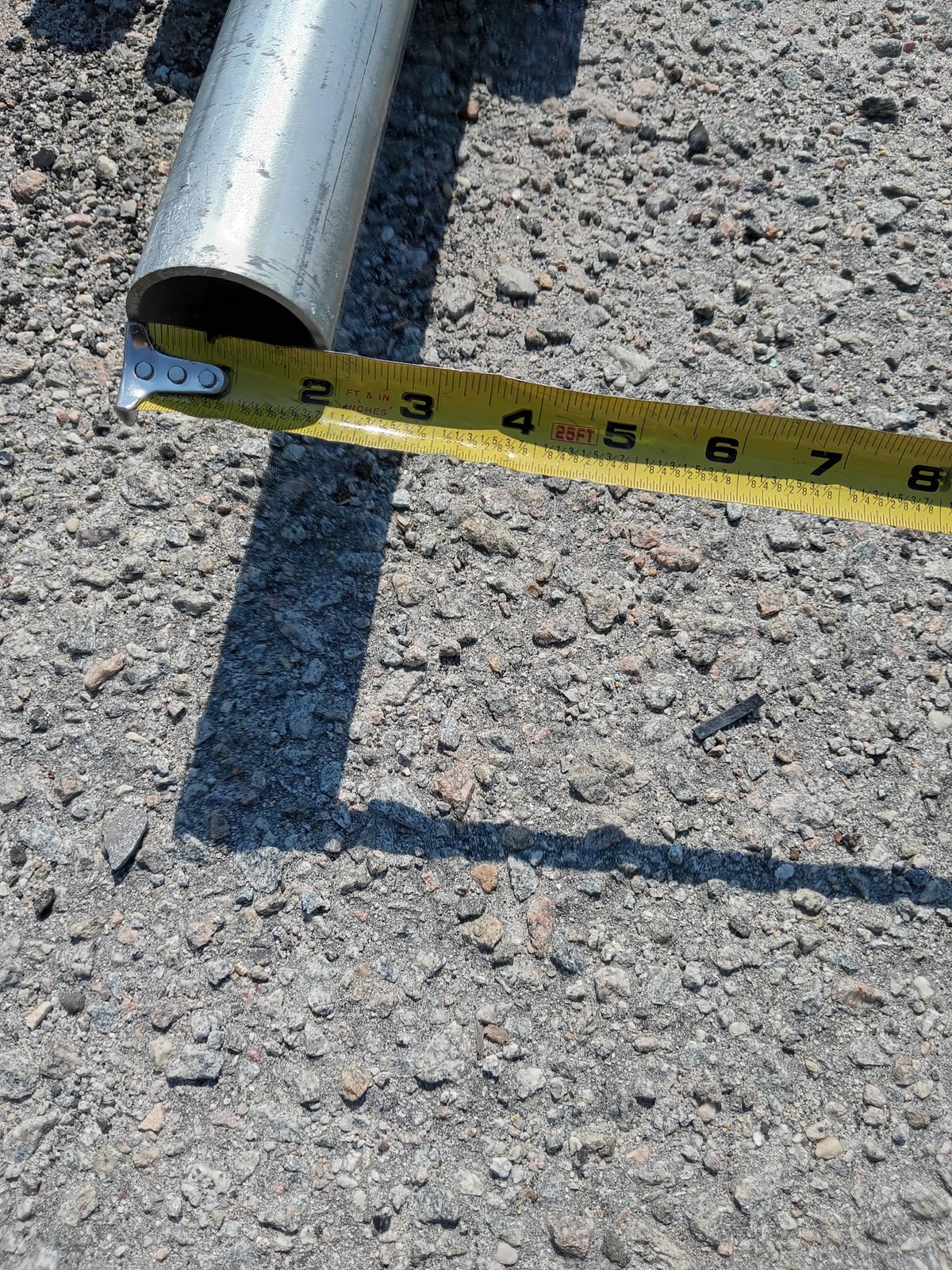 Galvanized Steel Pipe – 1-1/2″ x 8′ – SCH40 – Industrial Plumbing Conduit