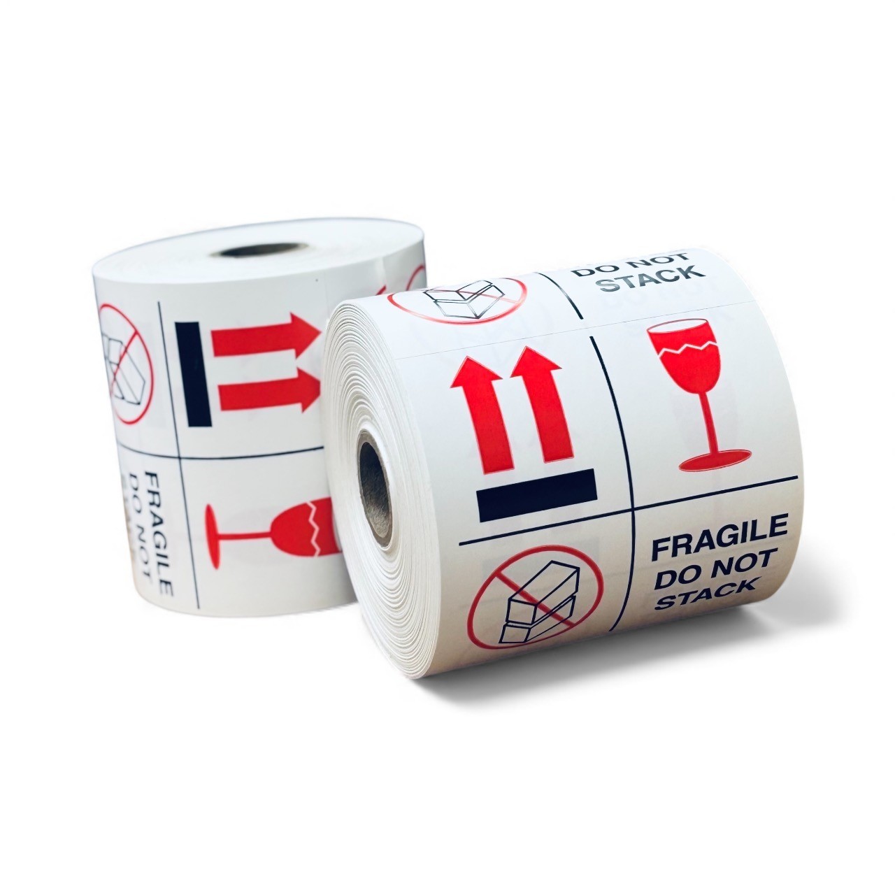 Shipping Labels 4×4 Fragile Do Not Stack 500 labels per roll 1-12 Rolls