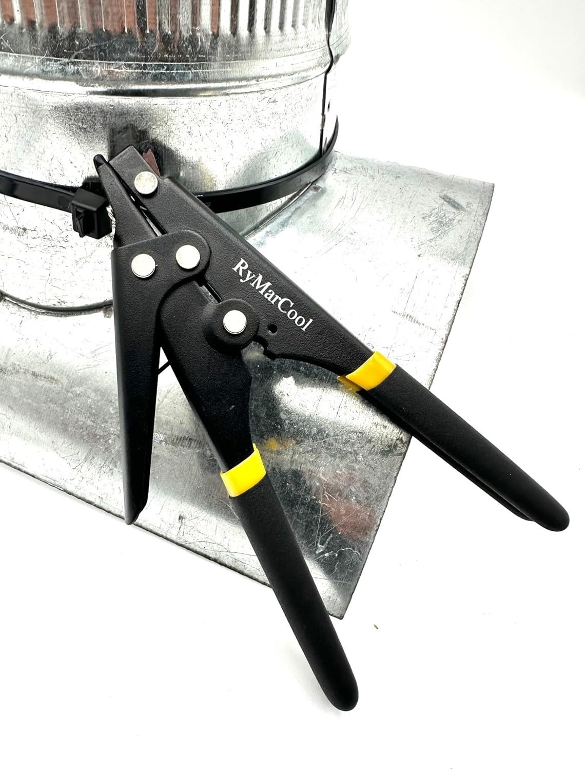 Cable Tie Tensioning Tool Durable Steel, Comfortable Handles, for HVAC and Trade