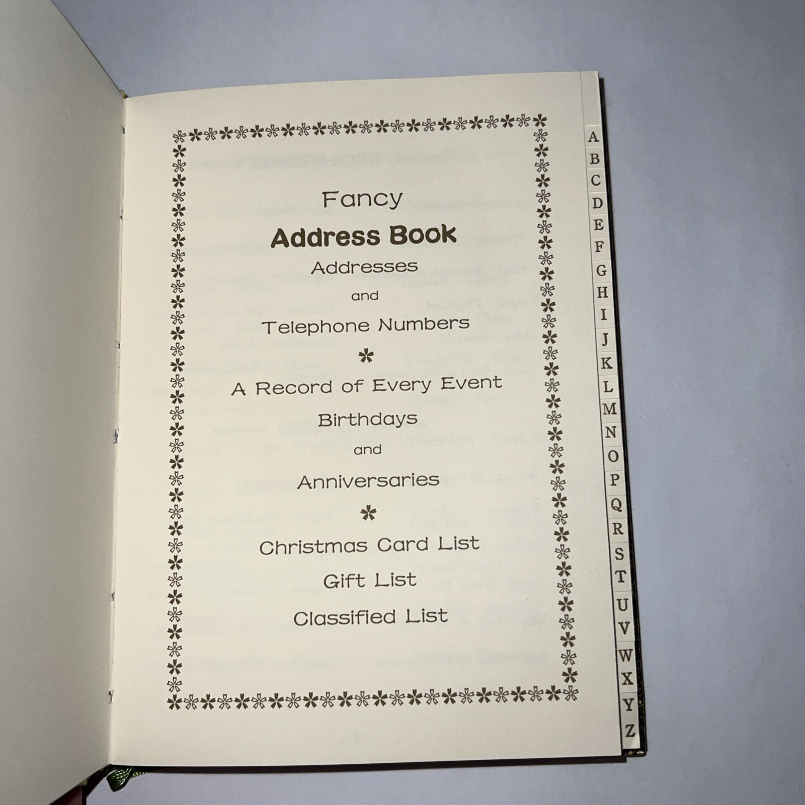 Fancy Address Book
