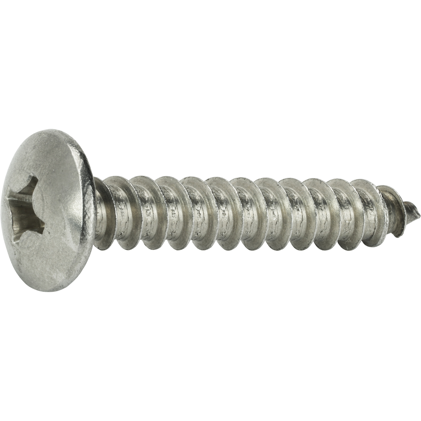 #8 Truss Head Sheet Metal Screws Self Tapping Phillips Stainless Steel All Sizes