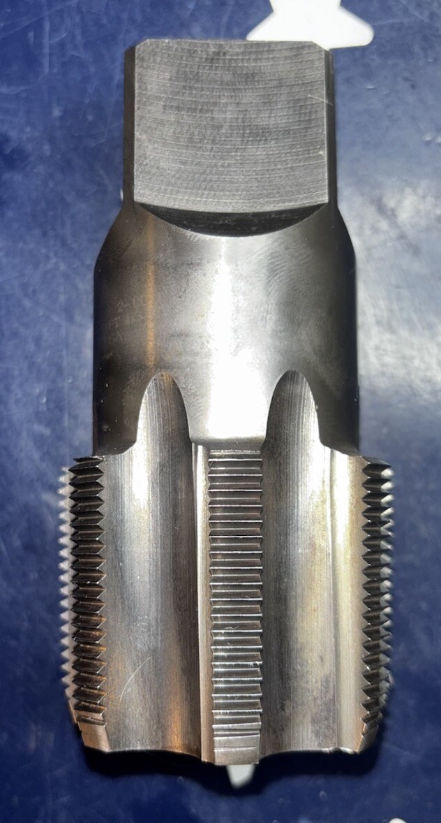 R&N 2 in. – 11-1/2 NPT Pipe Tap 7FL HSS 2”-11-1/2 2” 11-1/2tpi Standard USA