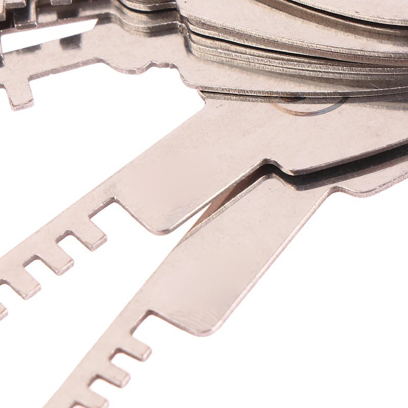 Stainless Steel Comb Lock Tools 9In1 Full Set Repair Tool Bypass Method