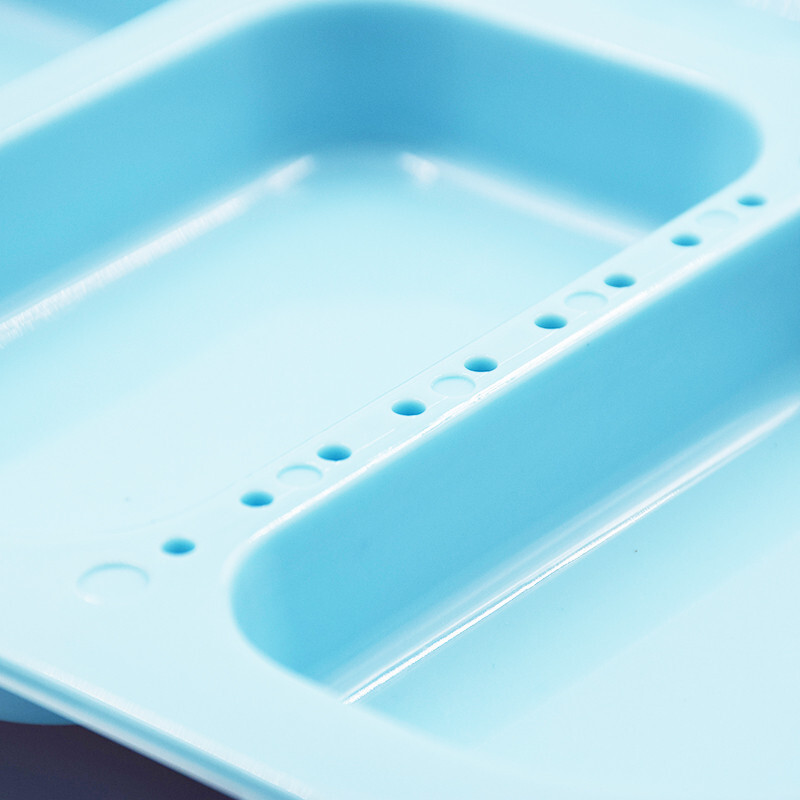 Dental Autoclavable 135ºC Plastic Trays Standard Divided Container Instruments