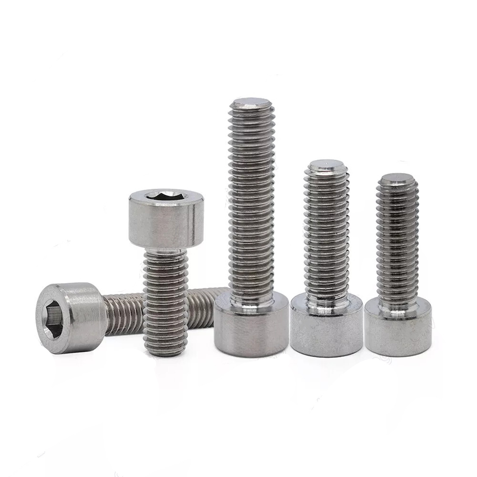 GR2 Titanium Allen Hex Socket Bolts Cap Head Screws M1.6 M2 M2.5 M3 M4 M5 M6 M8