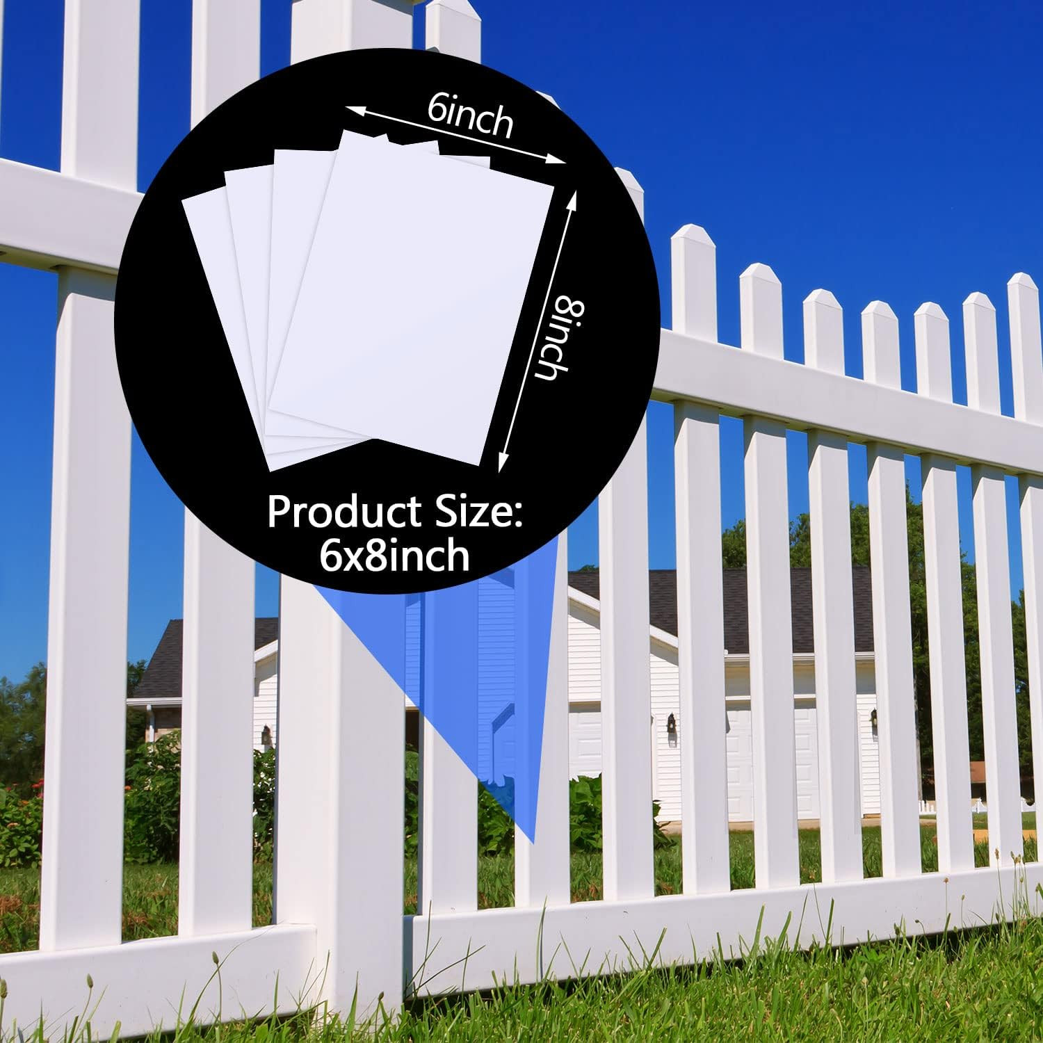 Vinyl Siding Repair Kit 6 X 8 Inch Vinyl Siding Patch Self Adhesive PVC Tape Hol