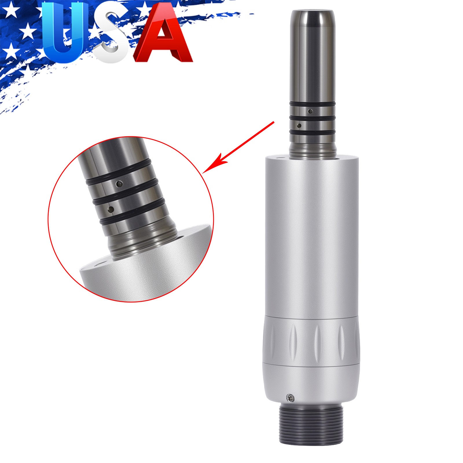 1-10 ASK Dental Slow Low Speed Air Motor Handpiece Internal Water Spray 2 Hole