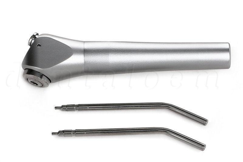 Dental 3 Way Air Water Syringe Triple Spray Handpiece with 2* Nozzles Tubes Kit