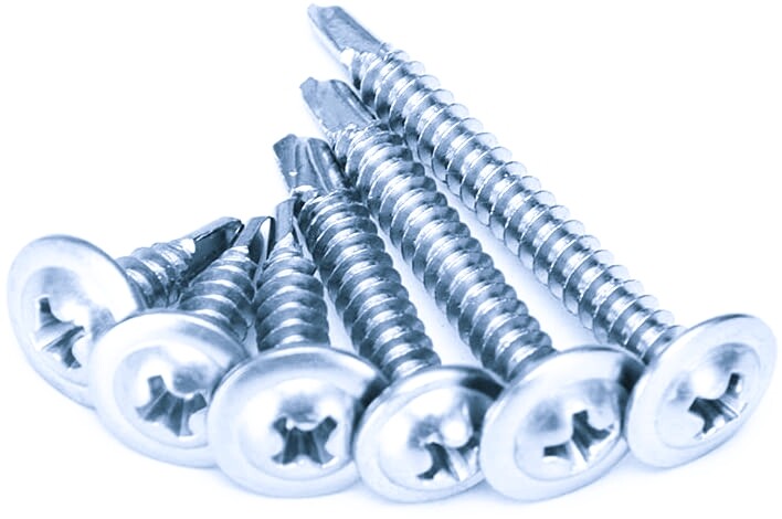 Modified Truss Head #8 x 1/2″ to 3″ Phillips Self Drilling Screws, Zinc