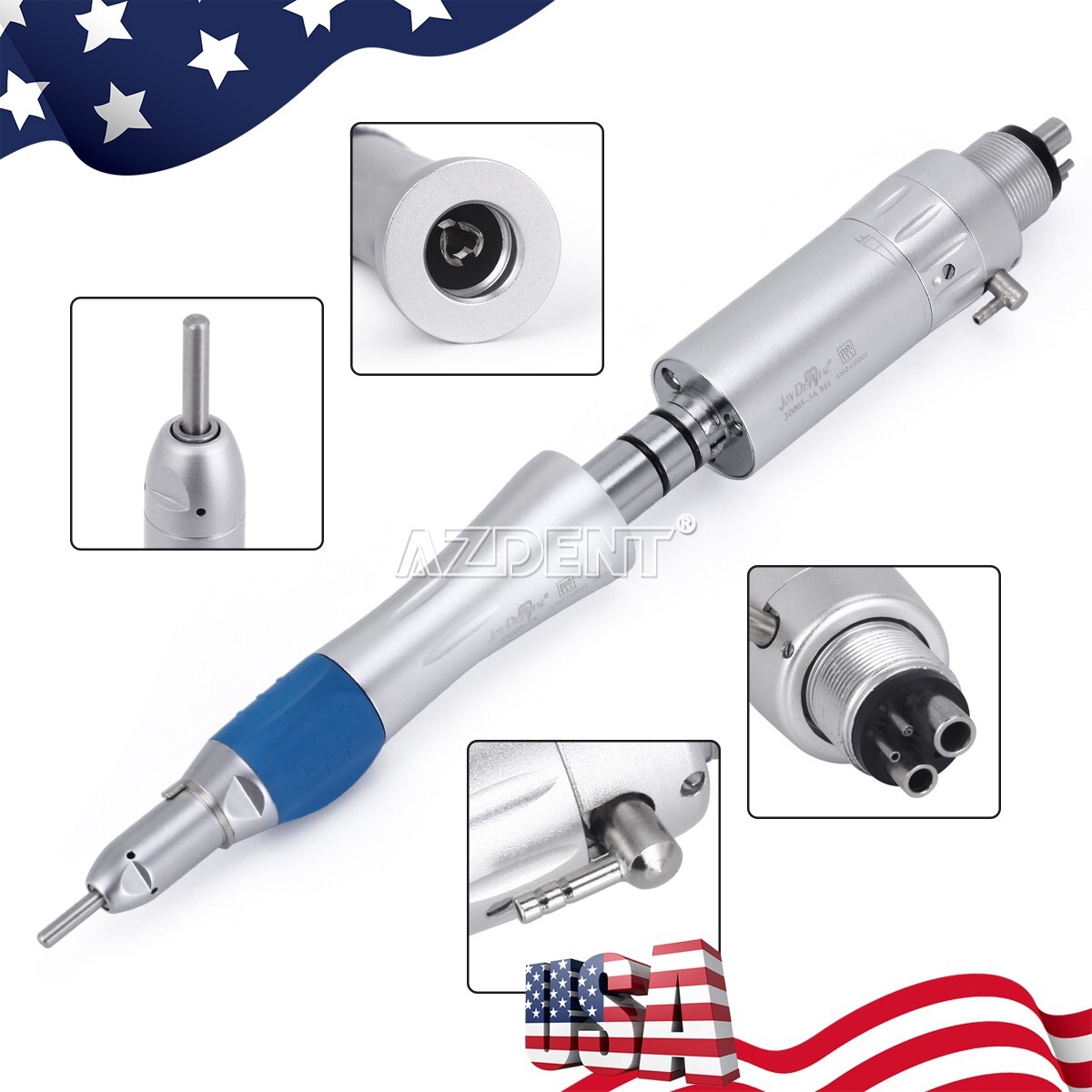 PANA MAX Dental High & Low Speed Handpiece Kits 4 Holes Push Button Air Turbine