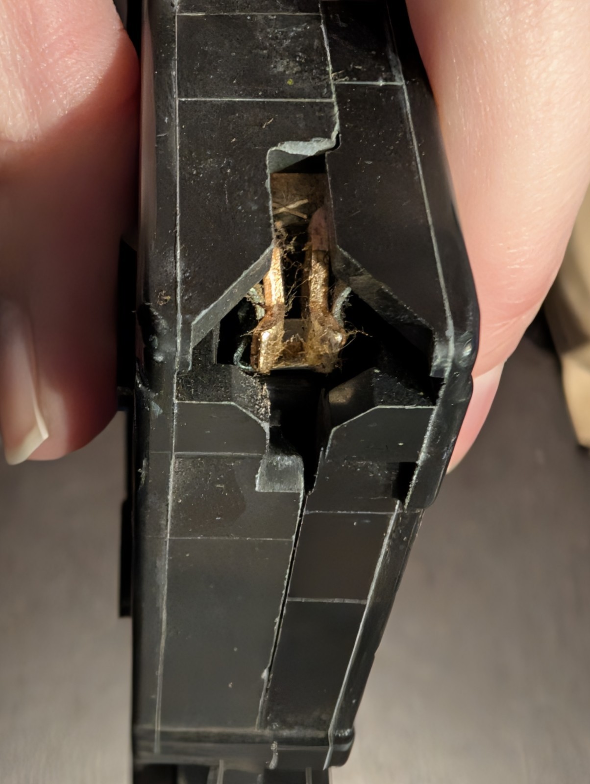 Square D HOM115PCAFI Circuit Breaker 15A 1P 120VAC 10kA AIR Combo Arc Fault PON
