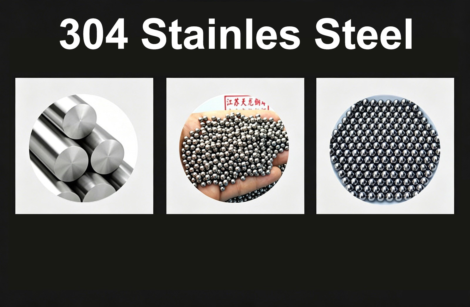 304 Stainless Steel Ball Dia 1mm-125mm High Precision Bearing Balls Smooth Ball