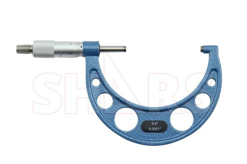 SHARS 0-6″ SOLID METAL FRAME MICROMETER SET NEW R}