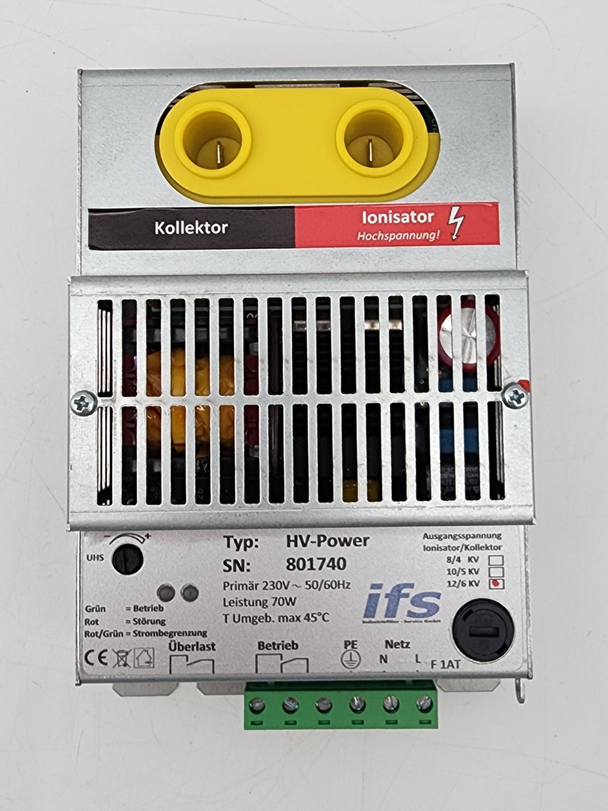 IFS IFEZ245 HV-POWER (12/6 Kv) Electrostatic High Voltage Ionizer Module *NDA*