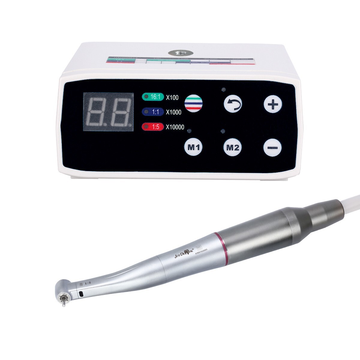 Dental Brushless LED Electric Micro Motor+ 1:5 Increasing Fiber Optic Handpiece