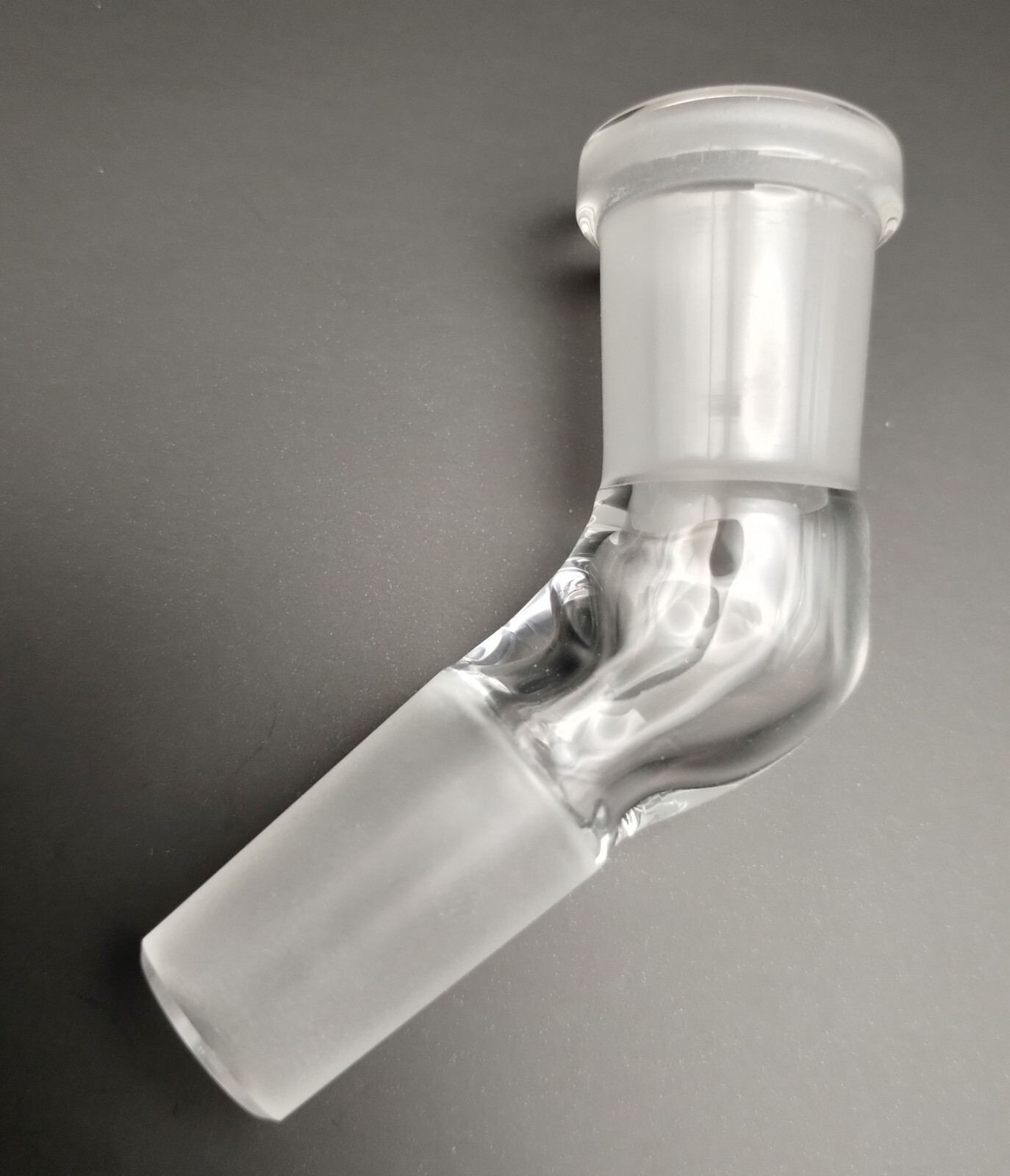 14mm 45 Degree Angle Glass Ground Joint Attachment Adapter GonG Elbow