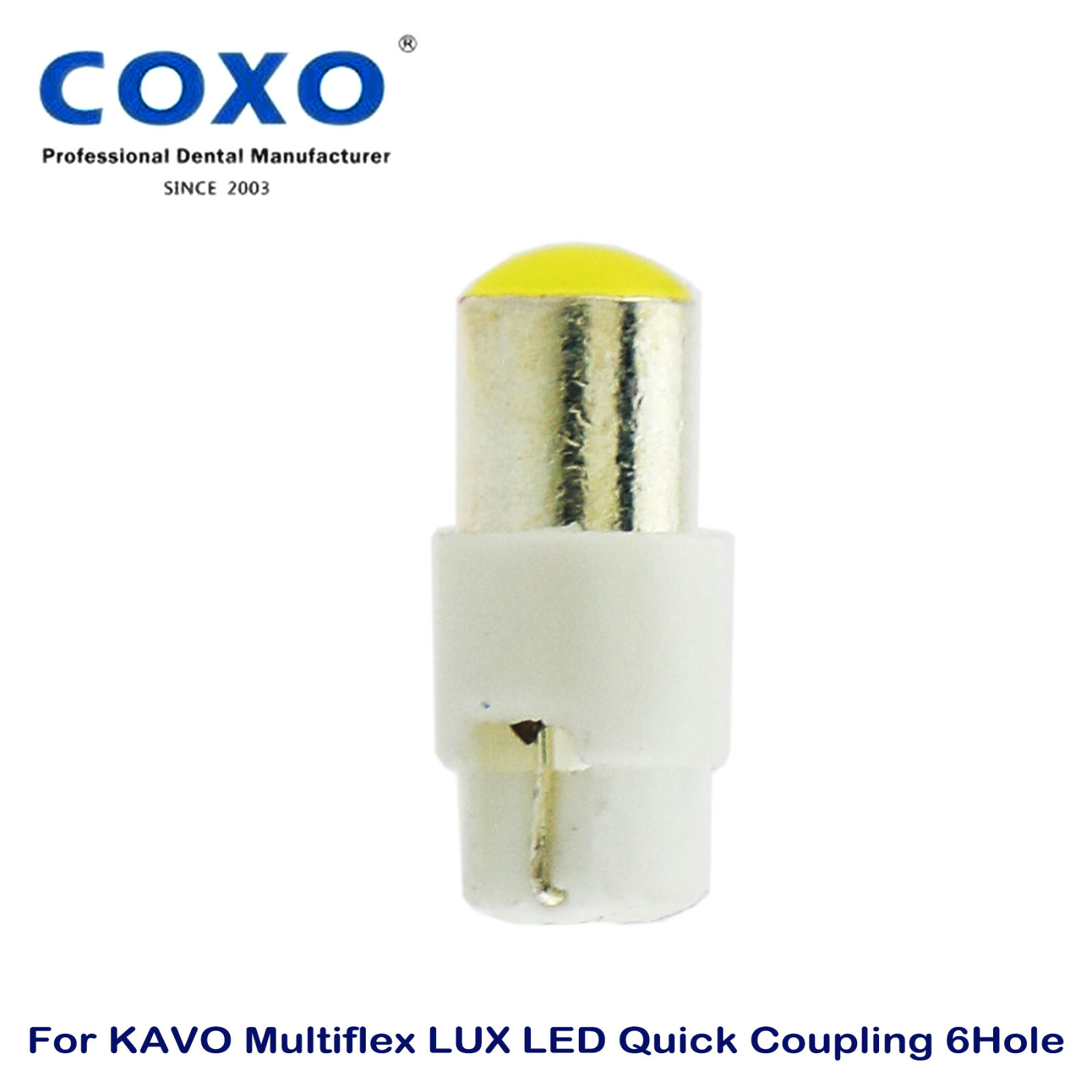 COXO Dental 45° LED High Speed Fiber Optic Handpiece Turbine MULTiflex Coupling