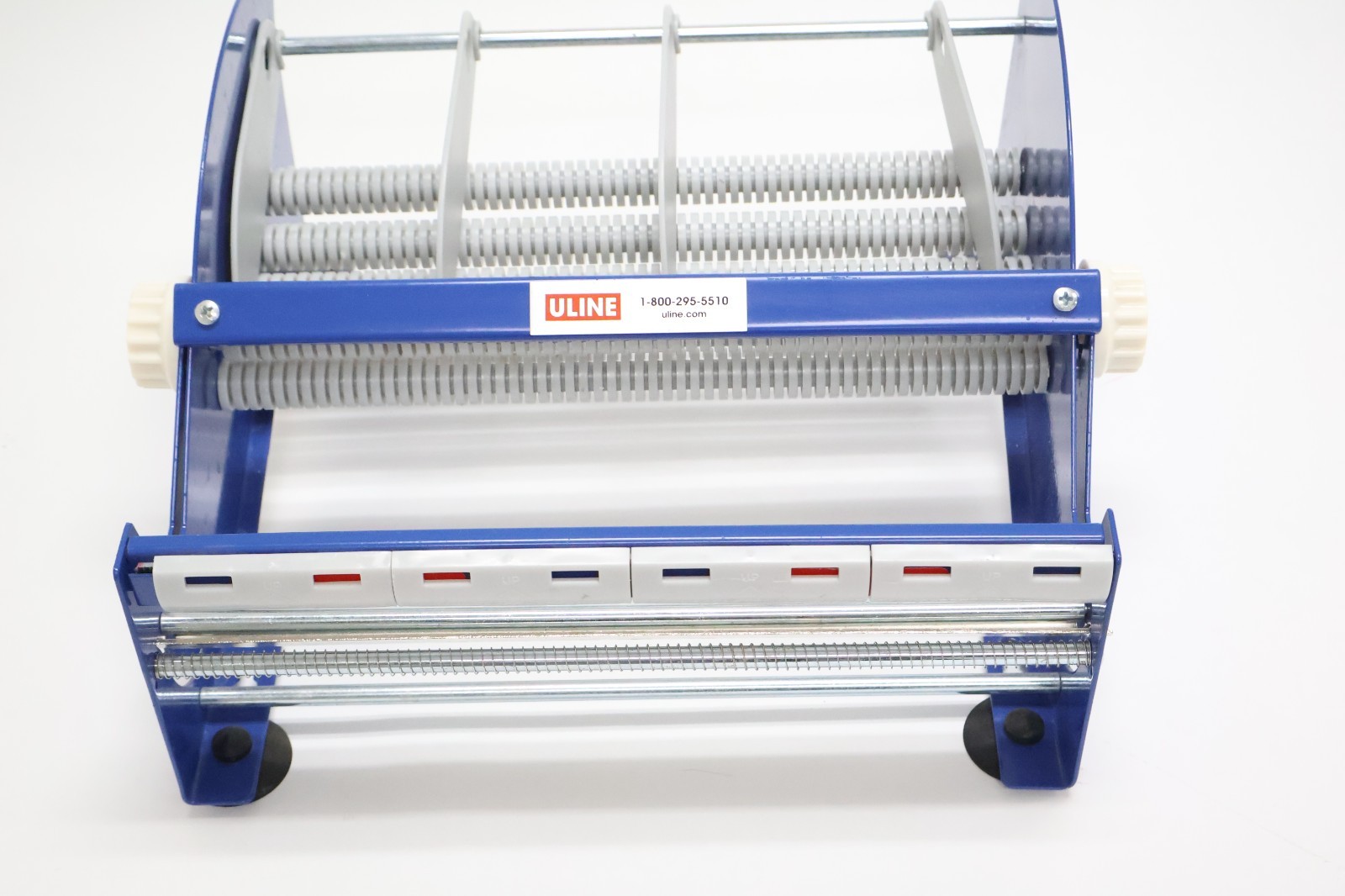 Uline H-1138 Multiple Roll Tape & Label Dispenser – Heavy Duty Metal – 6″ Wide