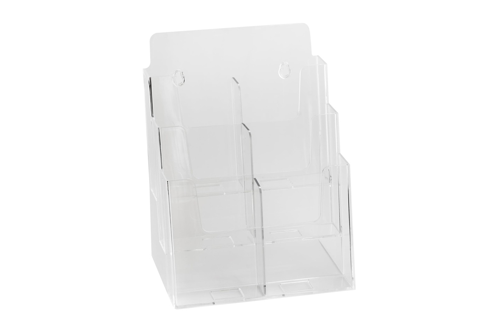 Dazzling Displays Clear Acrylic Brochure 9.6 x 12.1 x 6.4 inches,