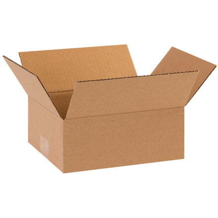 25x 8x6x3 Flat Corrugated Shipping Boxes – Secure Packing for Shallow Items