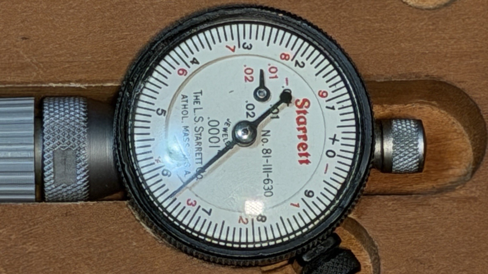 Starrett 82B Dial Bore Gauge Split Ball Type Good Condition