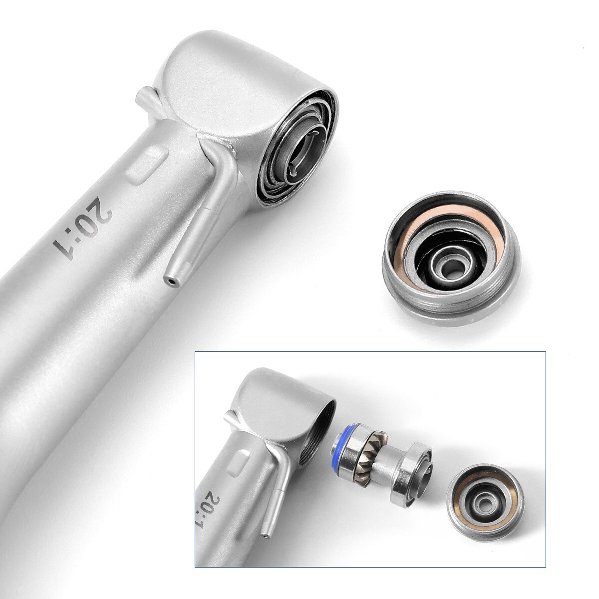 Dental Implant Handpiece 20:1 Low Speed Contra Angle Surgical Motor USA