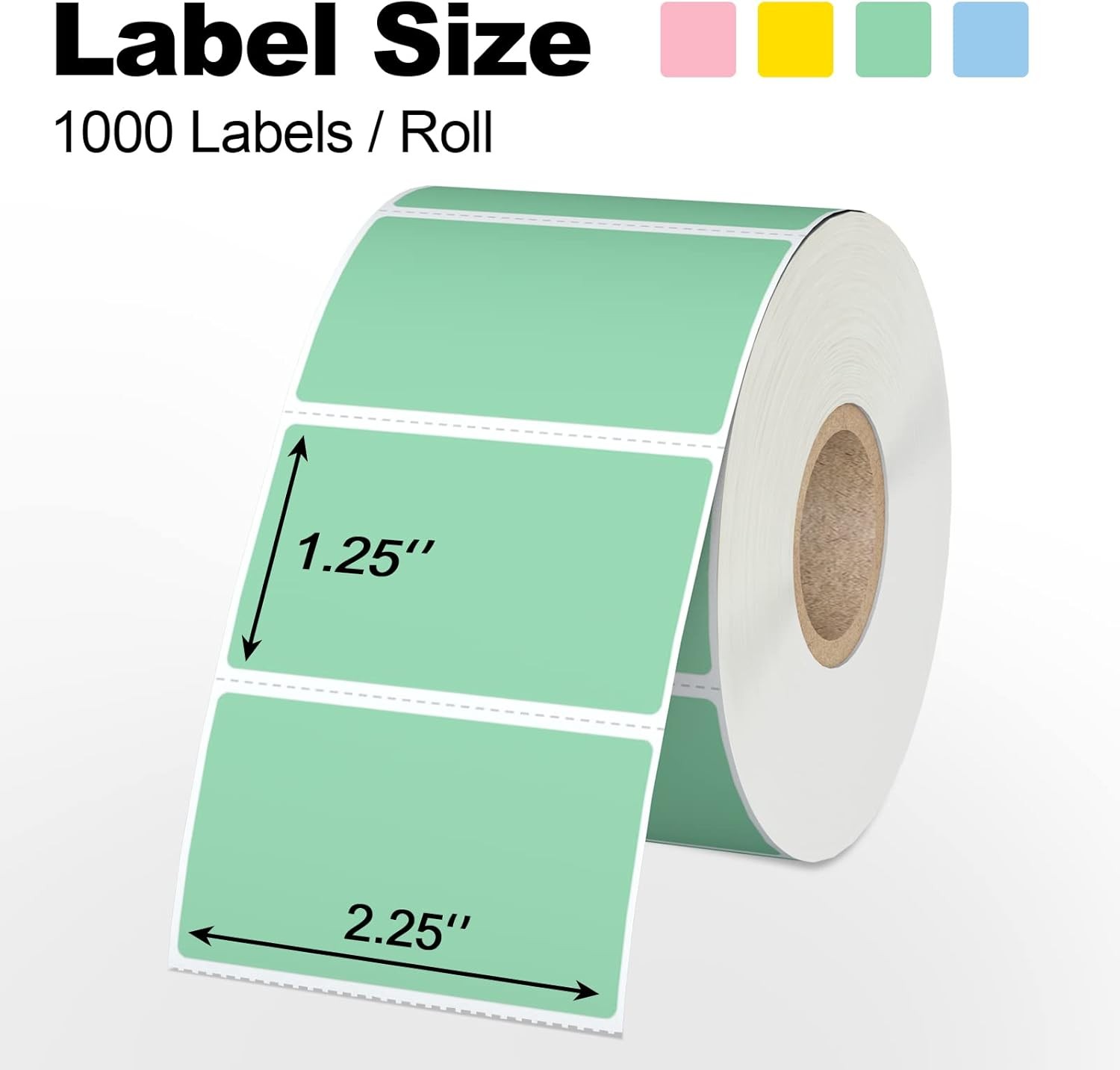 6000 Assorted Rectangular Direct Thermal Label for Zebra, Rollo, MUNBYN, POLONO