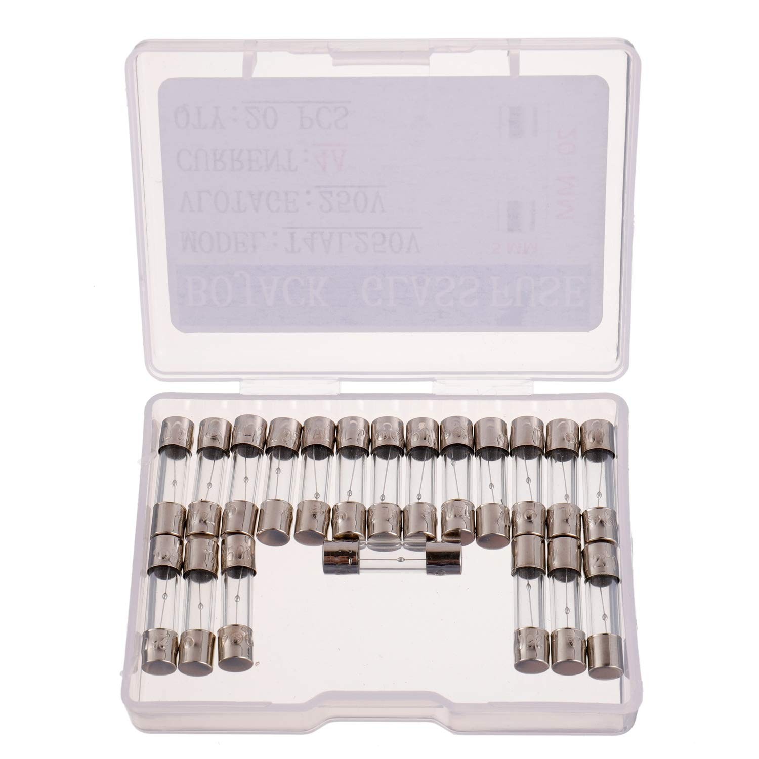 BOJACK T1.6AL250V 5x20mm 1.6A 250V Slow Blow Fuses 1.6 amp 250 Volt