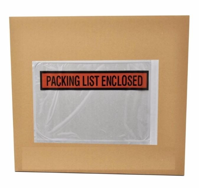 1000 Pieces 4.5″ x 5.5″ Packing List Enclosed Envelopes, Panel Face for Shipping
